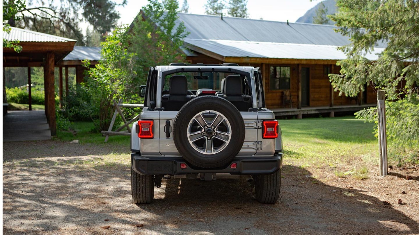 2020 Jeep Wrangler Unlimited Rear Exterior Gray Picture